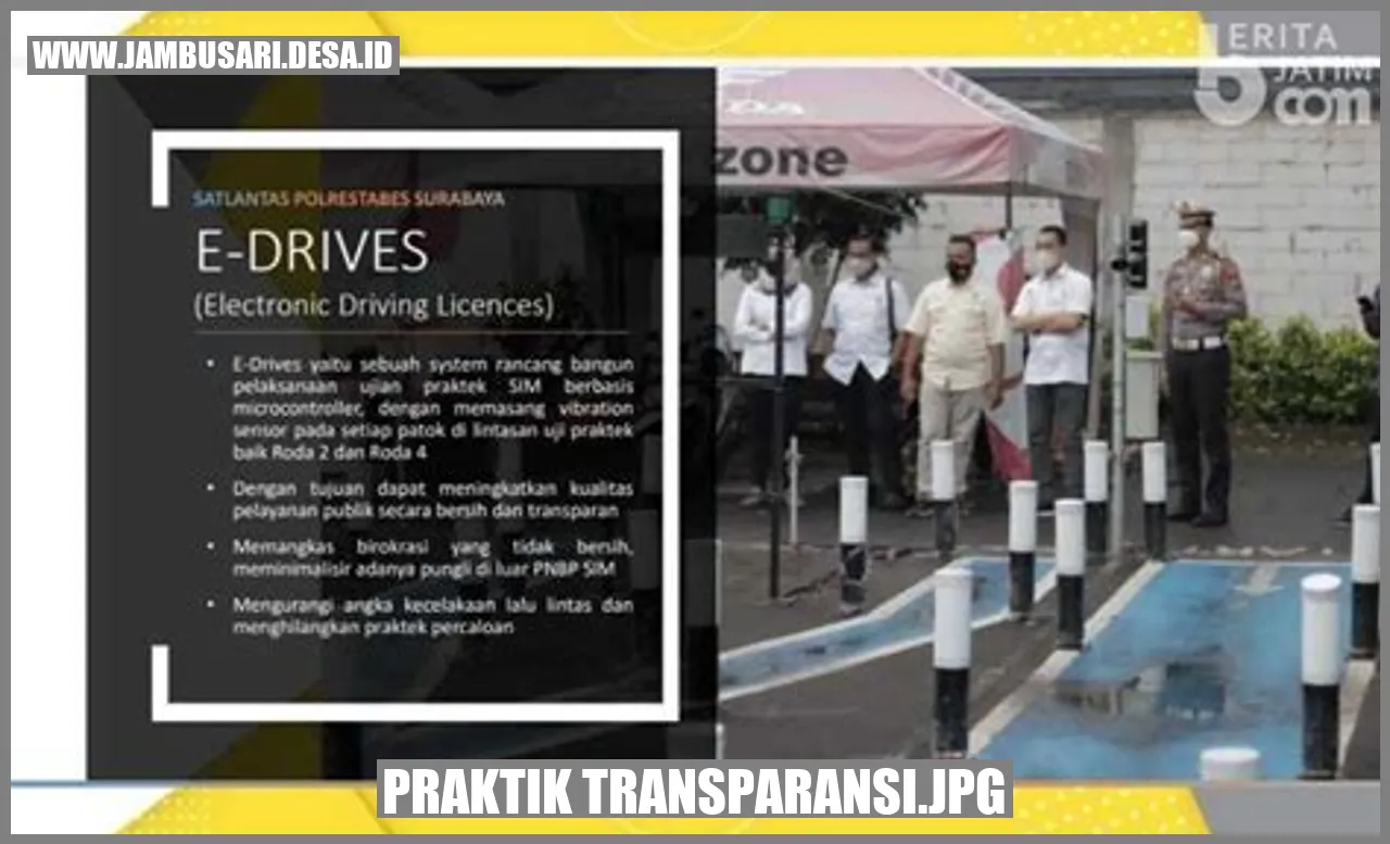 Praktik Transparansi