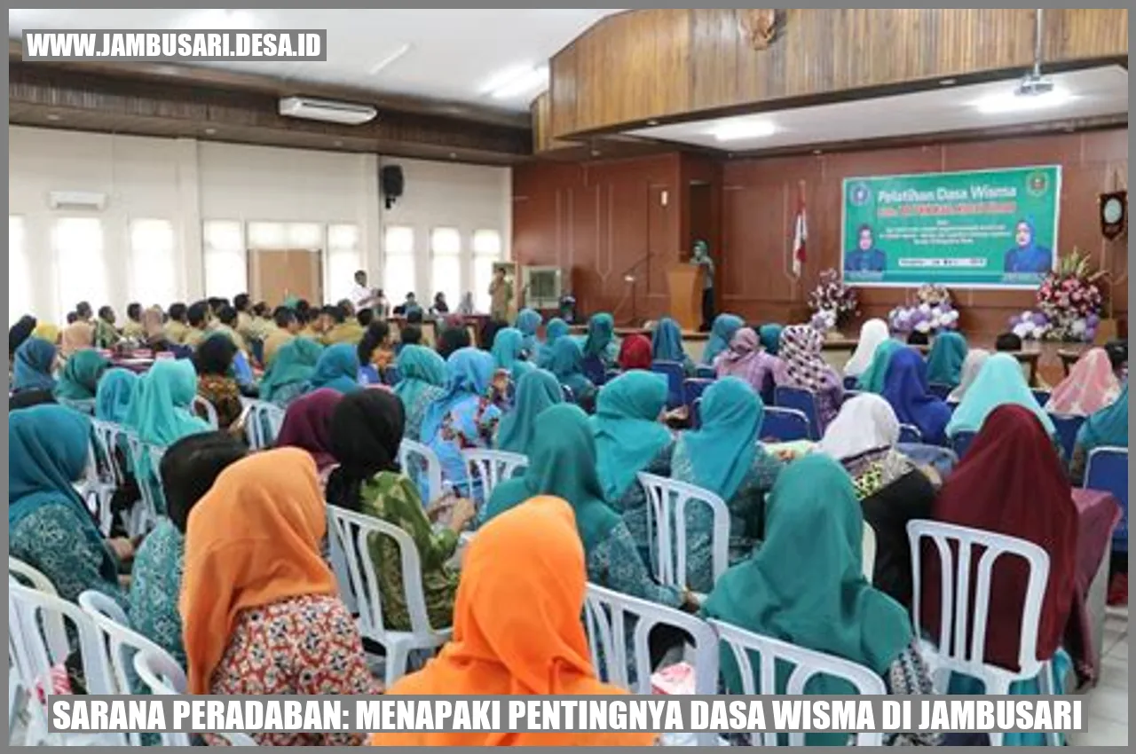 Gambar Dasa Wisma di Jambusari