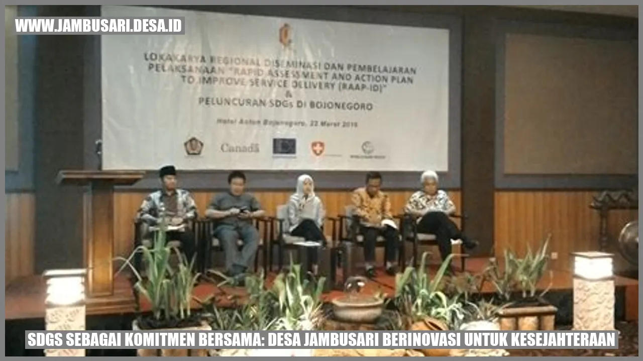 Gambar SDGs sebagai Komitmen Bersama: Desa Jambusari Berinovasi untuk Kesejahteraan