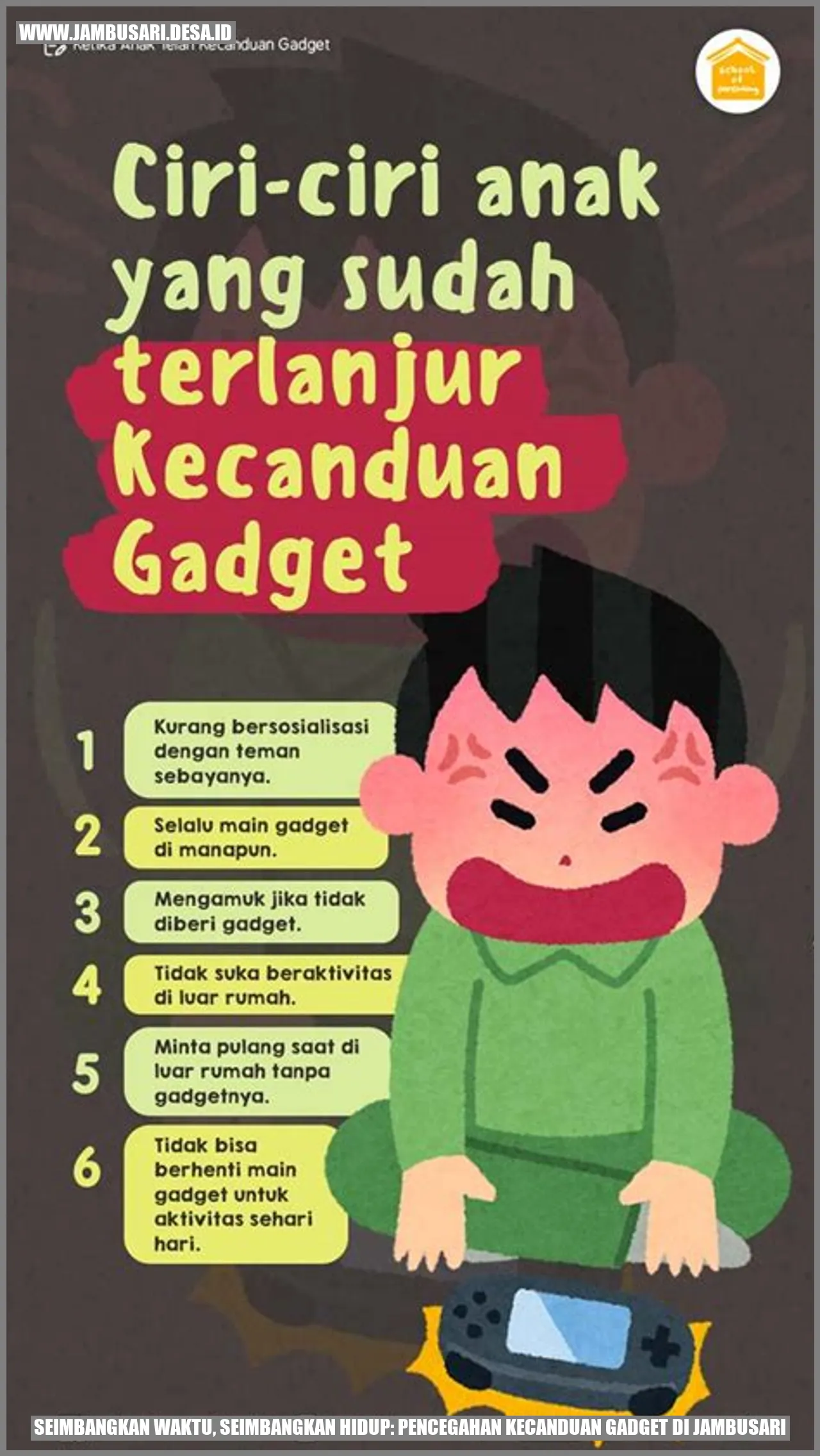 Seimbangkan Waktu, Seimbangkan Hidup: Pencegahan Kecanduan Gadget di Jambusari