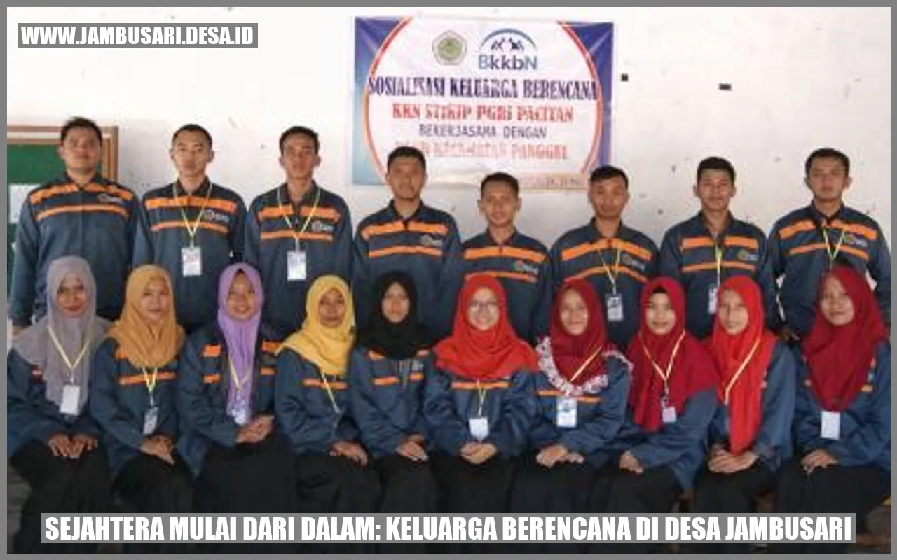 Gambar Keluarga Berencana di Desa Jambusari