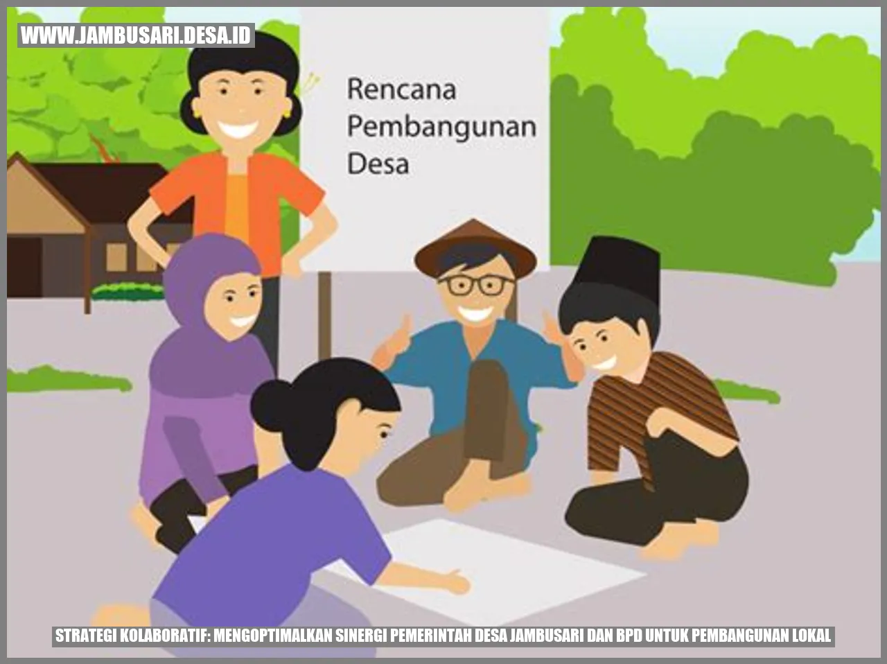 Gambar Strategi Kolaboratif: Mengoptimalkan Sinergi Pemerintah Desa Jambusari dan BPD untuk Pembangunan Lokal.