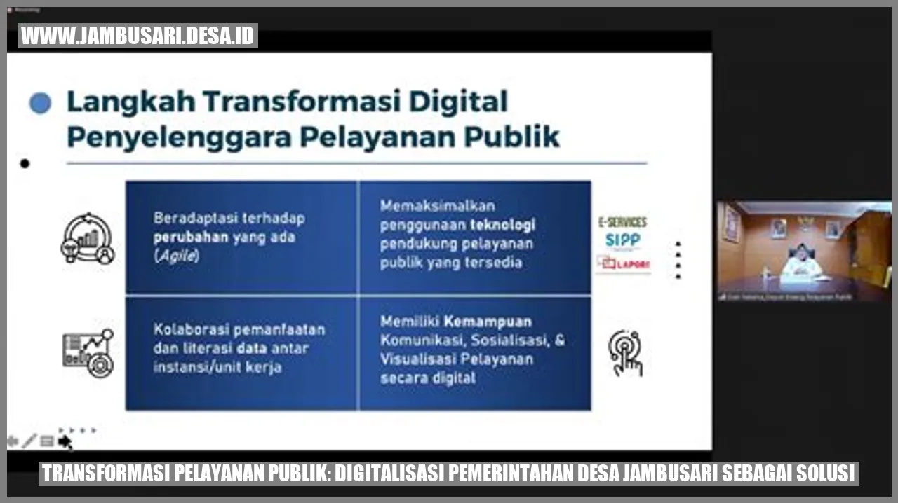 Transformasi Pelayanan Publik: Digitalisasi Pemerintahan Desa Jambusari sebagai Solusi
